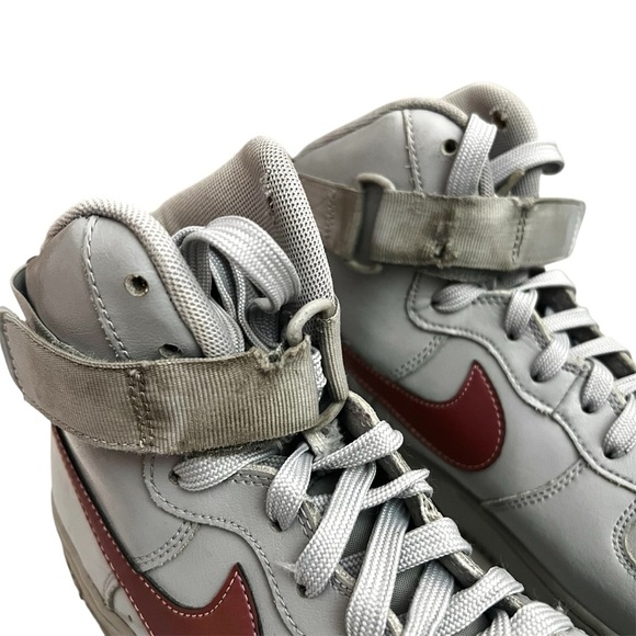 Nike Air Force 1 '07 High LV8 Mens Size 10 Gray Pink Athletic Shoes Sneakers - Picture 5 of 14